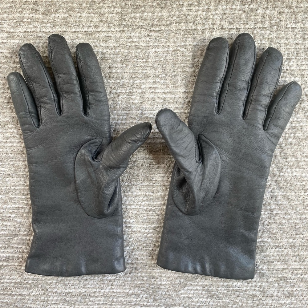 Portolano leather gloves with cashmere lining
